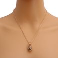 thumbnail image 3 of KAKOWELY 1 colgante ahuecado en forma de gota de agua con bola aromática de pelelith. Collar creativo para el cuello, ideal para cumpleaños, con 5 bolitas de algodón y una bola de pelelith (dorado)., 3 of 5