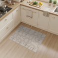 thumbnail image 1 of ODIKA 3'x5' Beige Taupe Abstract Geometric Modern Washable Accent Rug Contemporary Curved Shapes Minimalist Design for Bedside, Nursery Room, Pet Friendly & Non-Shedding, 1 of 5