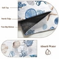 thumbnail image 6 of 2x3 Ft Entryway Area Rug, Blue Coastal Kitchen Rug Runner Washable Floor Mat, Starfish Sea Turtle Coral Nautical Beach Non Slip Indoor Door Mat Throw Carpet for Bathroom Living Room Bedroom, 6 of 8