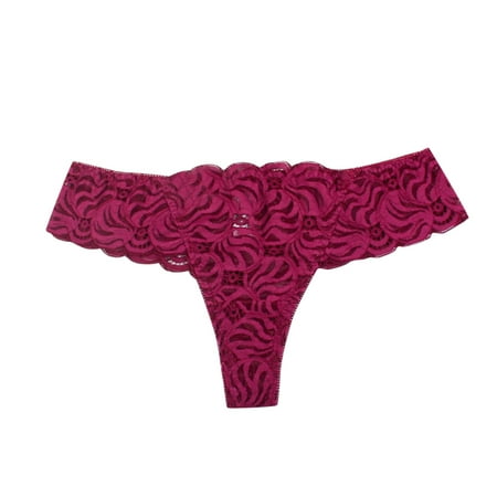 

Panties For Women Lace Panty With Cross Front Detail Crochet Lace Lace Up Panty Hollow Out Underwear