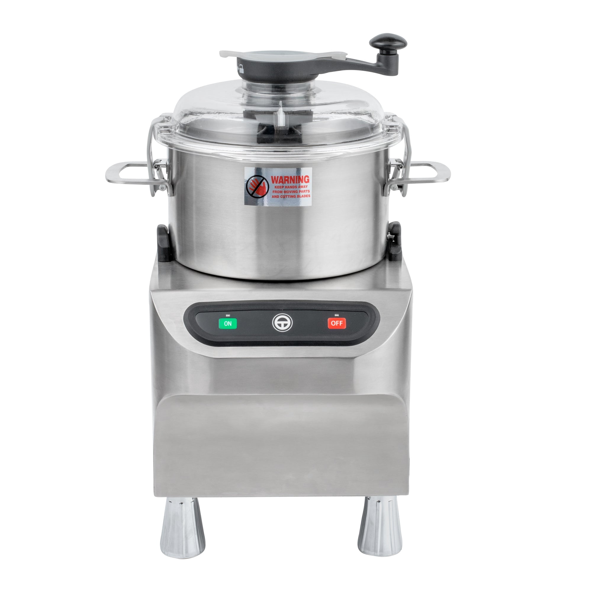 Restaurantware-Hi Tek 17.1 x 17.1 x 26.4 Food Processor, 1 Electric Food Chopper - Includes 5 Liter Single Speed Bowl Cutter, 1 HP, Stainless Steel Batch Bowl Dicer, 800W, 1725RPM