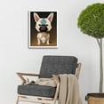 thumbnail image 2 of French Bulldog Geometric Design Illustration Art Print Framed Poster Wall Decor 12x16 inch, 2 of 5
