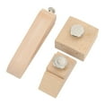 thumbnail image 1 of 3Pcs Wood Sanding Block Sanding Block For Wood, Cuniform Quadrate Bevel Wood Sanding Block, 1 of 8