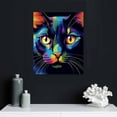 thumbnail image 4 of Nawypu  Cat Canvas Print Bombay Cat Hanging Wall Art Funny Pet  Home Decor Poster Print, 4 of 4