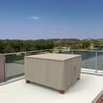 thumbnail image 3 of English Garden Square Patio Table Cover, 58"L x 58"W x 28"H, Brown / Beige / Brown, 3 of 8