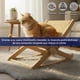 thumbnail image 4 of Mecedora para Gato Bluelander, Cama Mecedora de Madera con Rascador de Yute, Estilo Minimalista de Pino Natural, 4 of 6