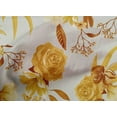thumbnail image 4 of oneOone Cotton Poplin Yellow Fabric Leaves & Rose Watercolor Sewing Craft Projects Fabric Prints By Yard 56 Inch Wide, 4 of 4