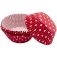 thumbnail image 2 of Wilton Baking Cups, Red with White Dots - Pack of 75, 2 of 2
