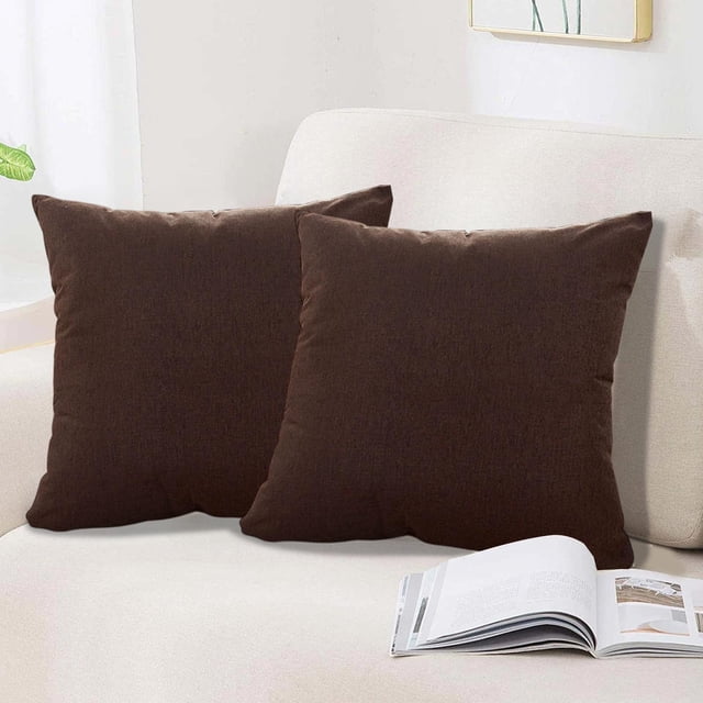 Almohada lumbar de terciopelo - Cojín de 40 cm de color sólido para sofá, cama y apoyo de la espalda de oficina • Juego de una sola pieza