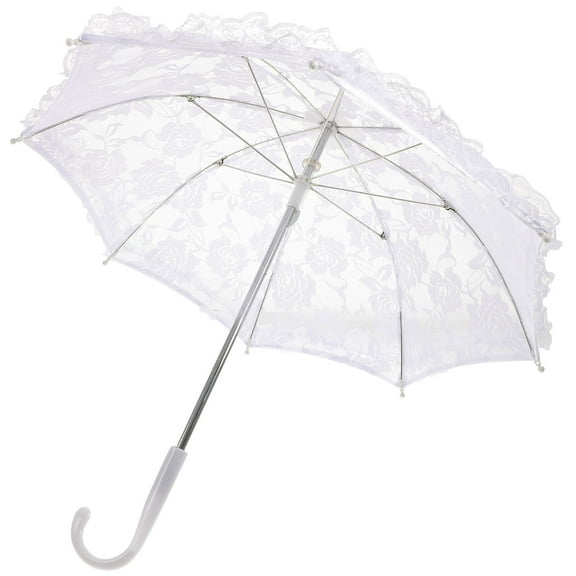 LEORX Prop Umbrella Lace Steel Vintage Deko 1Set