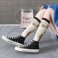 thumbnail image 3 of Lsque Cow Printed Crew Socks Men's Women's LightWeight Thin Casual Calf Socks ,Knee High Socks,Cotton Socks, 3 of 9