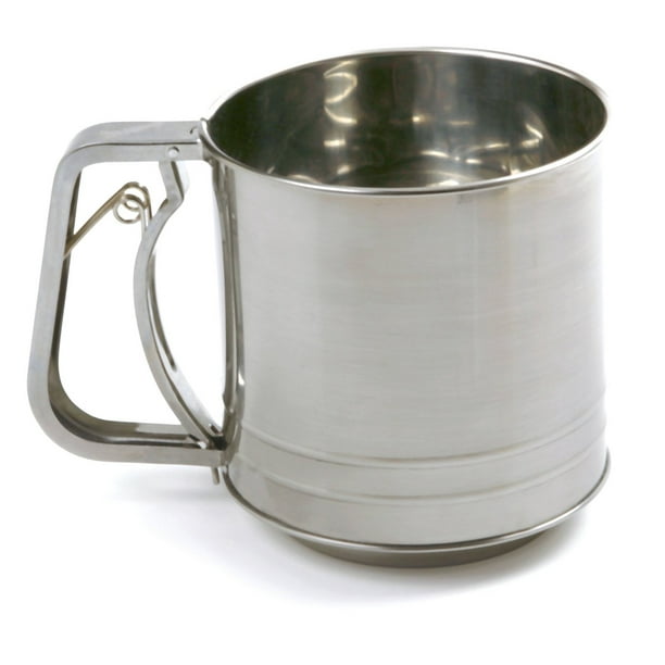 Norpro 5Cup Stainless Steel SpringAction Flour Sifter