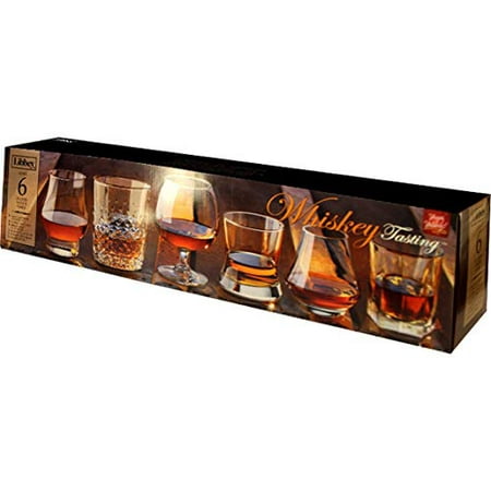 Libbey Whiskey - Libbey Whiskey Tasting Glasses, Assortment Set of 6