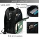 thumbnail image 4 of Fotbe Lotus Golden Line Mochila con Estampado y Puerto USB para Hombre y Mujer, Mochila Antirrobo, Mochila de Viaje, Mochila Escolar, Mochila Universitaria, 4 of 7