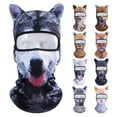 thumbnail image 2 of 3D Animal Balaclava Bicycle Cycling Ski Hats Party Cat Dog Full Face Mask Funny Neck Gaiter Windproof Soft Animal with Ears Hats, 2 of 10