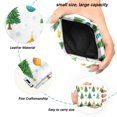 thumbnail image 2 of PU Leather Coin Purse Wallet Compact Water-Resistant Card Cases Money Organizers Christmas Trees and Colorful Balls, 2 of 7