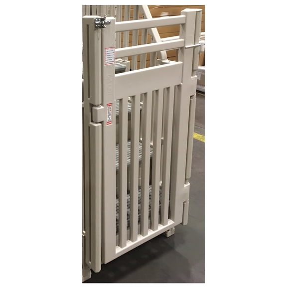 Confer Above Ground Swimming Pool Gate, Warm Gray