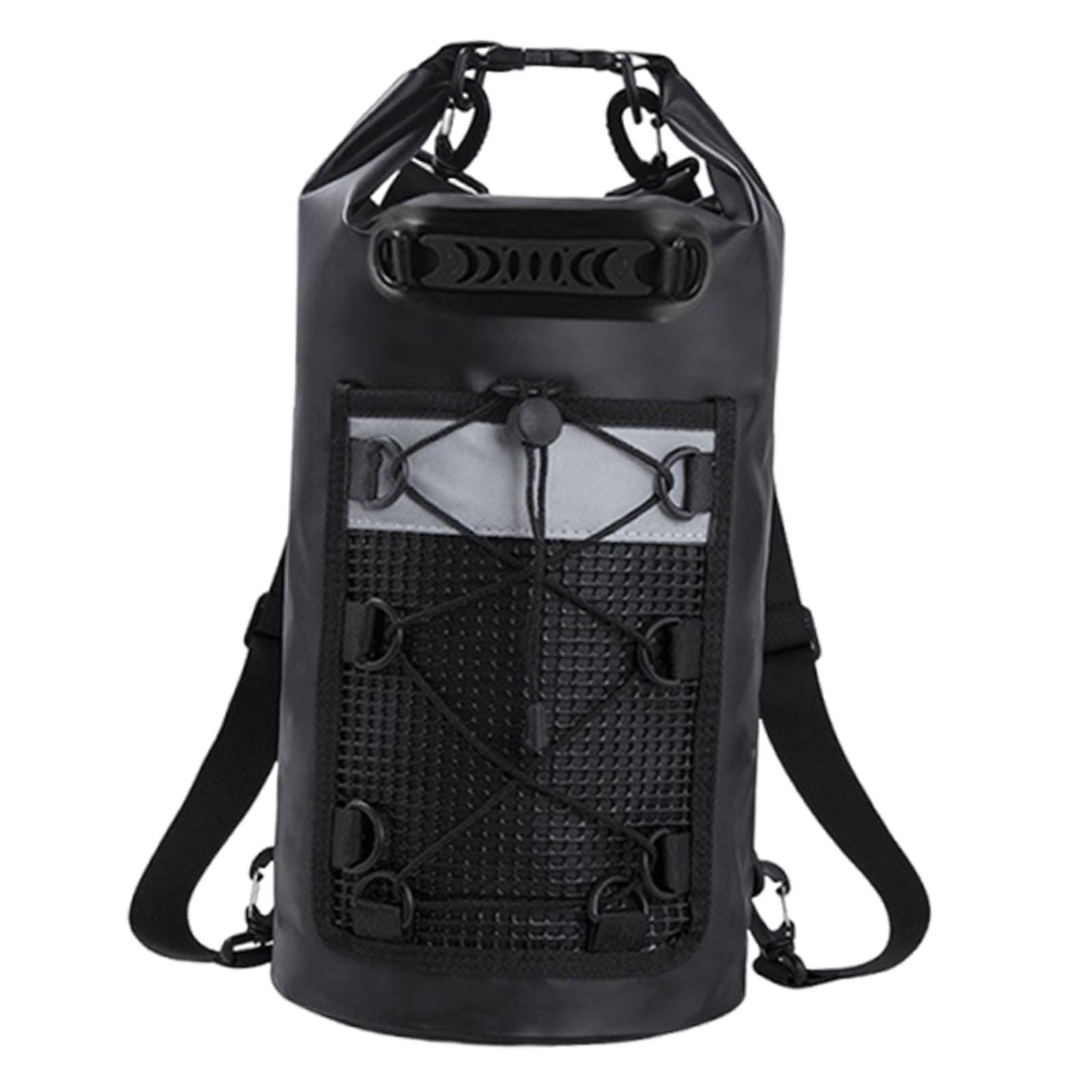 harayaa Dry Bag Comfortable Sturdy Keeps Gear Dry Large Capacity Lightweight Storage Bag Black