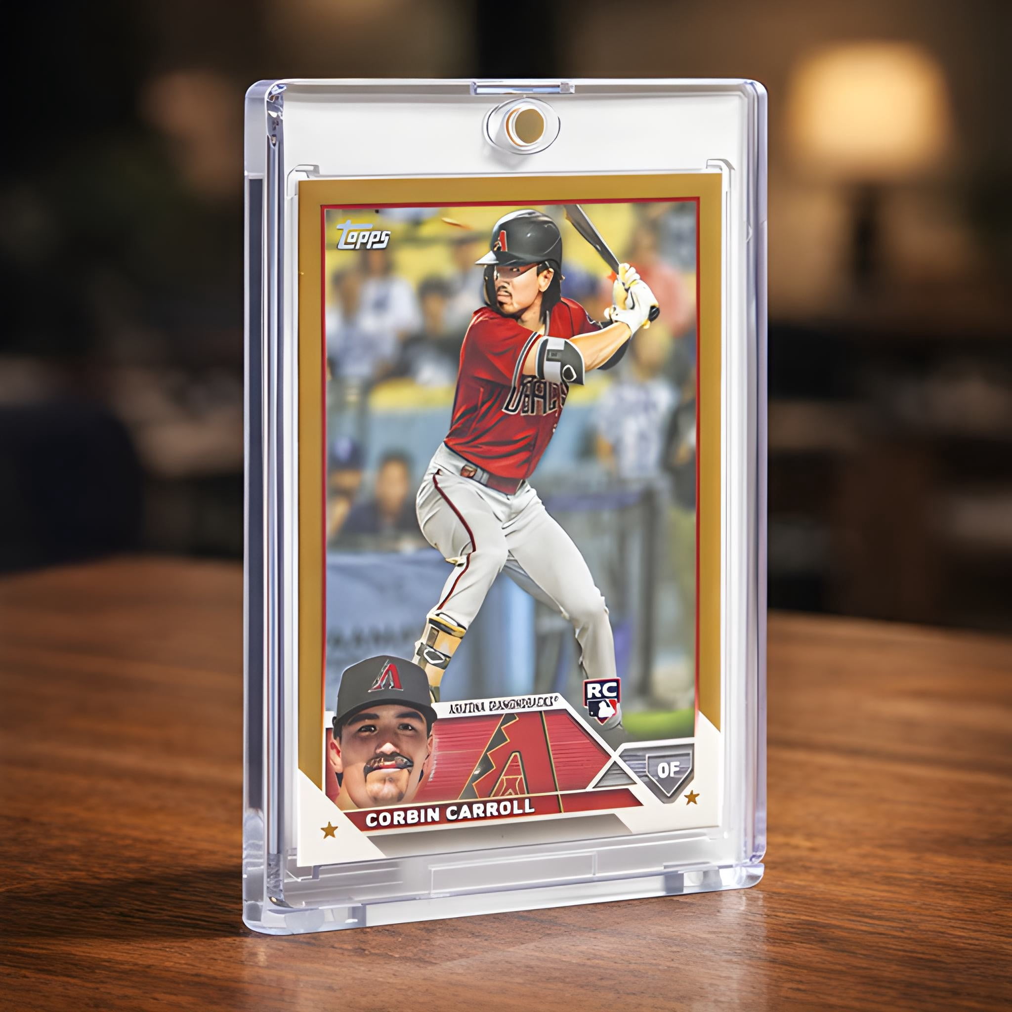 (Box 25) Display Zone 35pt Magnetic Trading Card Holder One-Touch up to 35pt Thickness - Baseball Sports Card UV Protector Case