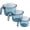 Blue, variant on COOK WITH COLOR Glass Measuring Cups - Ideal for Cooking and Baking, Pink