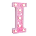 thumbnail image 1 of CSChome Warm White Alphabet Light LED Letter Light - Glitter Alphabet Sign with Hanging Hole, Night Light for Party Wedding Home Decoration, 1 of 7