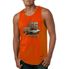 Dodge '66 Charger Green Classic Vintage Coupe Car Cars and Trucks Graphic Tank Top