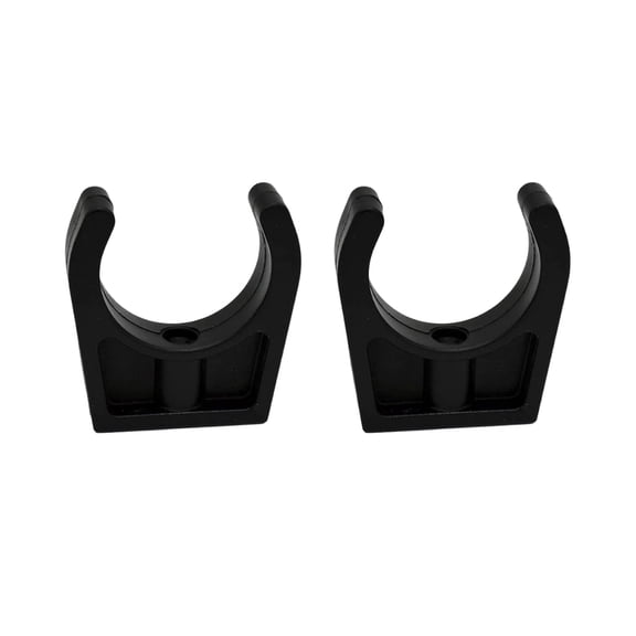 Marine City Boat Ladder Storage Clips, Black Nylon Best-Grip Stowing Hooks, Lightweight Easy-Access Marine Ladder Holders, Smooth Sleek Design, 1-3/4 in, Pack of 2