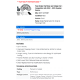 thumbnail image 2 of Front Brake Pad Rotor and Caliper Set - Compatible with 2002 - 2005 Hyundai Elantra 2003 2004, 2 of 2
