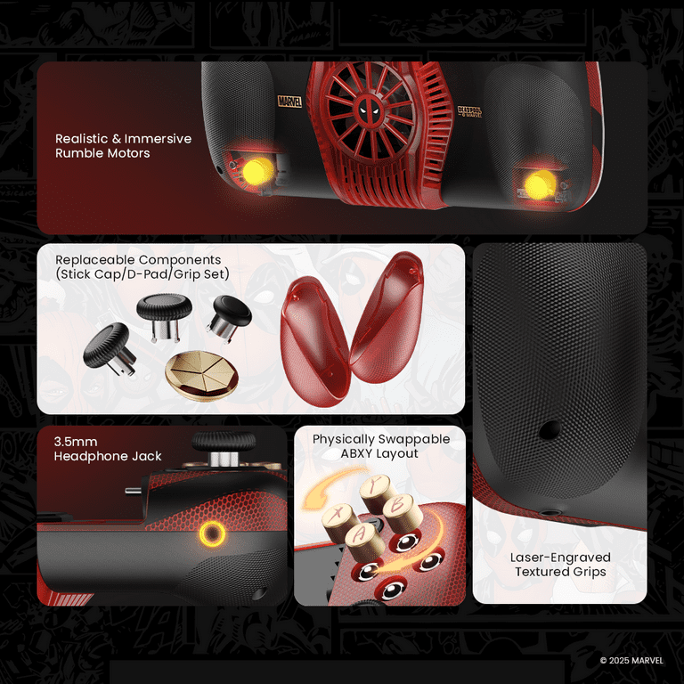 GameSir X3 Pro DeadPool Edition Mobile Gaming Controller