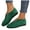 Green, variant on Shoes for Women Winter Fall Fashion Suede Cut out Slip on Wedge Low Heels Dress Ankle Booties Short Boots