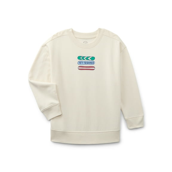 Wonder Nation Boys Graphic Sweatshirt with Long Sleeves, Size 4-10