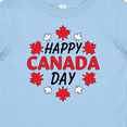 thumbnail image 4 of Inktastic Happy Canada Day- Maple Leaf Circle Boys or Girls Baby T-Shirt, 4 of 5
