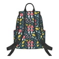 thumbnail image 2 of Balery Cartoon Leaf Mushroom Red Lightweight Backpack for Men and Women - Durable and Water-Resistant, Ideal for School, Work, Travel, and Everyday Use, 2 of 9