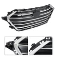 thumbnail image 6 of Chrome Black Front Bumper Grill Fit for Hyundai Elantra 4dr Sedan 2017-2018, 6 of 6