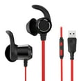 thumbnail image 2 of TAIOU Wired earphone,Mobile Pc Noise - Usb Wired Ear Mobile Wired Secure With Noise Silicone 3.5mm Computers - Silicone Secure Fit Secure Ear Wired Eryue Usb Pc With Noise Silicone Ear Tips Laptop Pc, 2 of 7