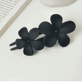 thumbnail image 5 of 5 Pcs Floral Flat Claw Clips for Women, Cute Matte Non-Slip Hair Clips, Stylish Flower Hair Claw Clips for Thick Thin Hair Accessories for Girls, 5 of 5