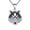 Necklace, variant on Koko Husky Dog Sterling Silver Necklace for Women Cz Ginger Lyne Collection