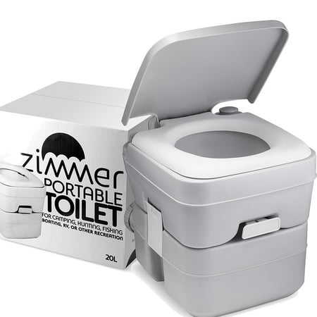 Comfort Portable Toilet 5 Gallon Capacity, RV Toilet With 2 Tanks ... Comfort Portable Toilet 5 Gallon Capacity, RV Toilet With 2 Tanks ...