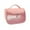Pink, variant on SPOORYOO Translucent Cosmetic Bag,Cosmetic Bag Set Frosted Translucent PVC With Zipper Handle Portable Travel Bag,Hangable And Handy Cosmetic Bag