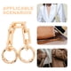thumbnail image 4 of Accesorios de cadena de bolso de precisión, extensión de cierre Rectangular, correa de hombro de cuero, cadena para bolso, modificación de bolso, 4 of 6