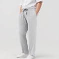 thumbnail image 2 of 13-14 Years Boys Pants Boys Sports Trouser Pants Casual Pants Cargo Jogger Pants with Pockets Winter Warm Pants Dark Gray Pants, 2 of 9