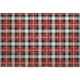 thumbnail image 2 of Addison Rugs Mayfield Premium Machine Washable Transitional Holiday Plaid Black Rectangle Rug, 1'8" x 2'6", 2 of 6