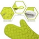 thumbnail image 3 of Guantes de silicona resistentes al calor con forro de algodón, 3 of 5