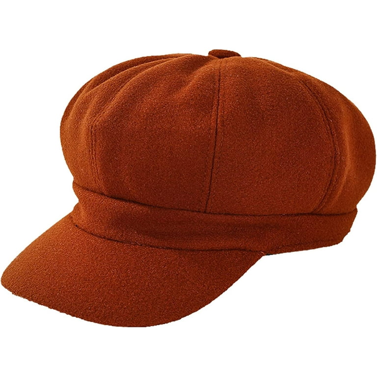 Béret/Bonnet Octogonal Style Newsboy Vintage - Laine, Réglable - Pour Homme, Style Automne-hiver