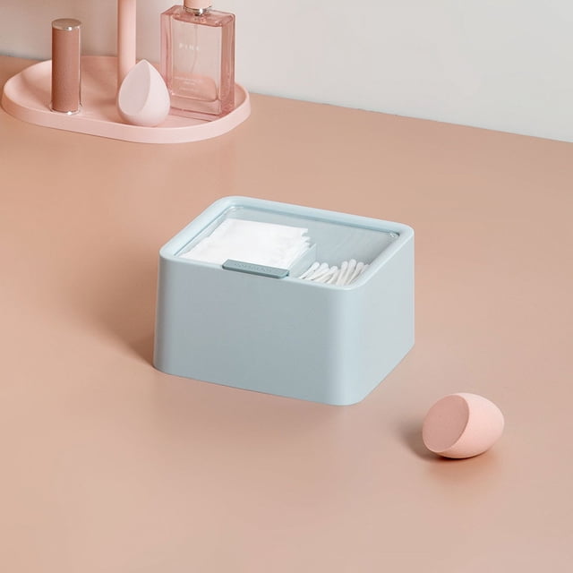 Caja de almacenamiento de algodón BuyWeek dispensador a prueba de polvo