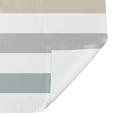 thumbnail image 6 of Creative Products Gray Blue Chunky Stripes 71x74 Shower Curtain, 6 of 7