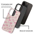thumbnail image 3 of Funda DAIZAG para iPhone 14, diseño de palmera y concha rosa, 3 of 7