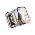 thumbnail image 3 of 1pc Black Ultimate Protection Compatible With Apple Watch: Waterproof And Drop Resistant Case And Screen Protector For 40/41/44/45/49Mm Compatible With Apple Watch 9/Ultra/Se/8/7/6/5/4/3 Apple Watch F, 3 of 4