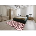 thumbnail image 4 of Ahgly Company Indoor Rectangle Patterned Brown Red Area Rugs, 2' x 4', 4 of 6