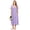 Light Purple, variant on Ekouaer Long Nightgown for Women Short Sleeve Sleepwear Plus Size Loungewear Mumu Dress Lounge Dress with Pockets
